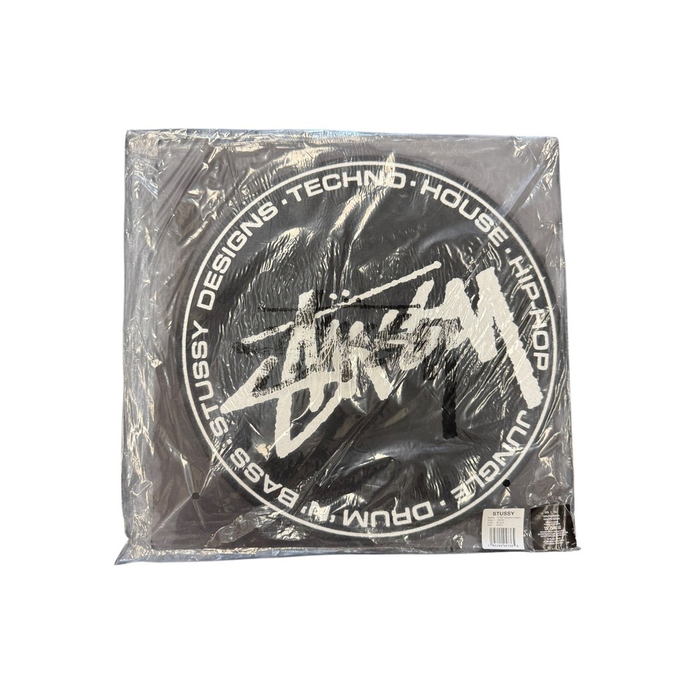 Stussy 12" Post Modern Slipmats Unisex O/S Black New DJ Gear 138787 Techno House
